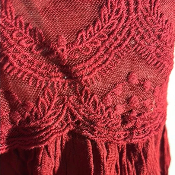 Torrid Red Ruched Ruffled Camisole - Picture 2 of 5
